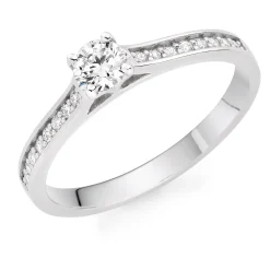 Beaverbrooks Platinum Diamond Solitaire Engagement Ring