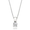 Beaverbrooks Platinum Diamond Pendant