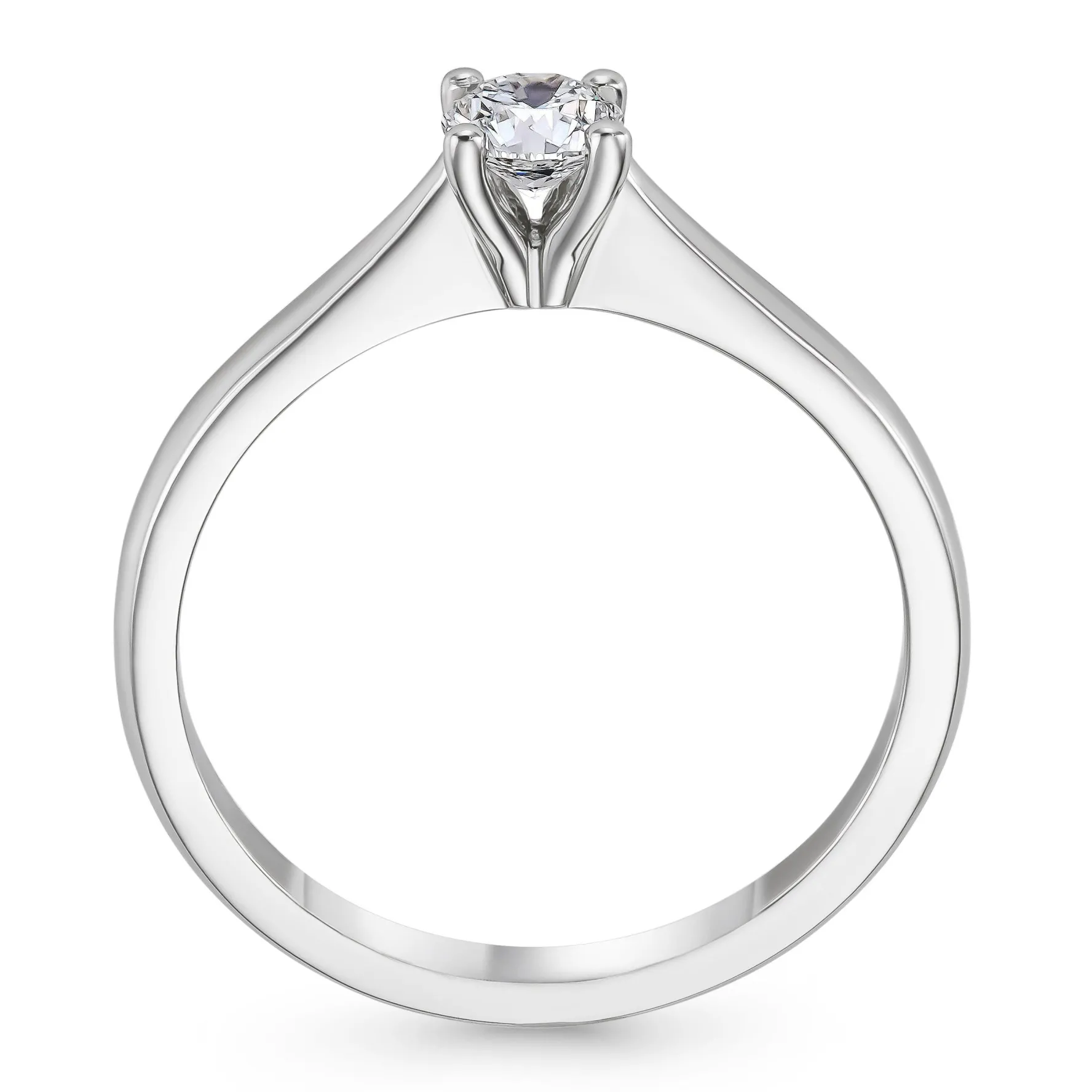 Beaverbrooks Platinum Diamond Solitaire Engagement Ring