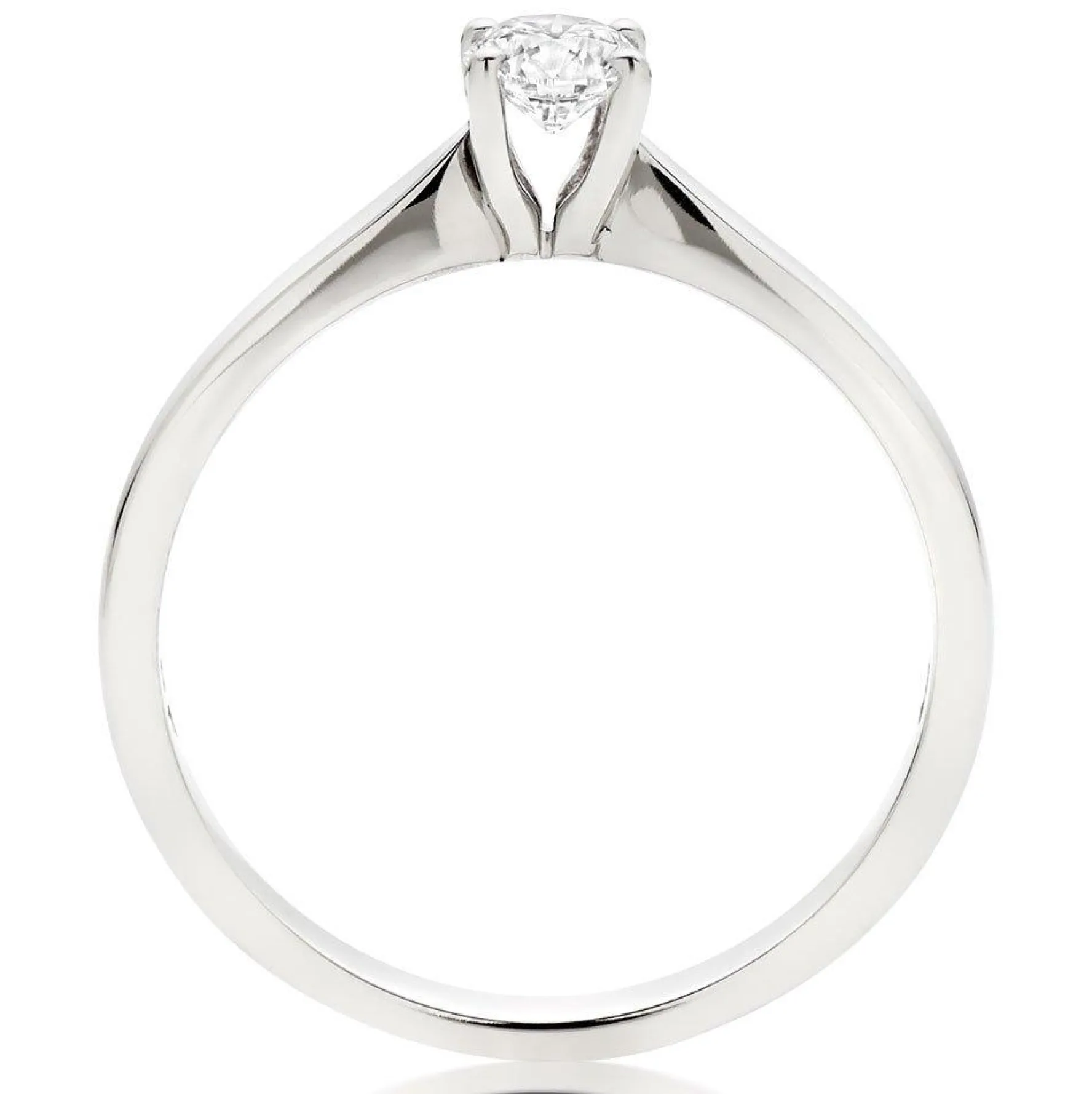 Beaverbrooks Platinum Diamond Solitaire Engagement Ring