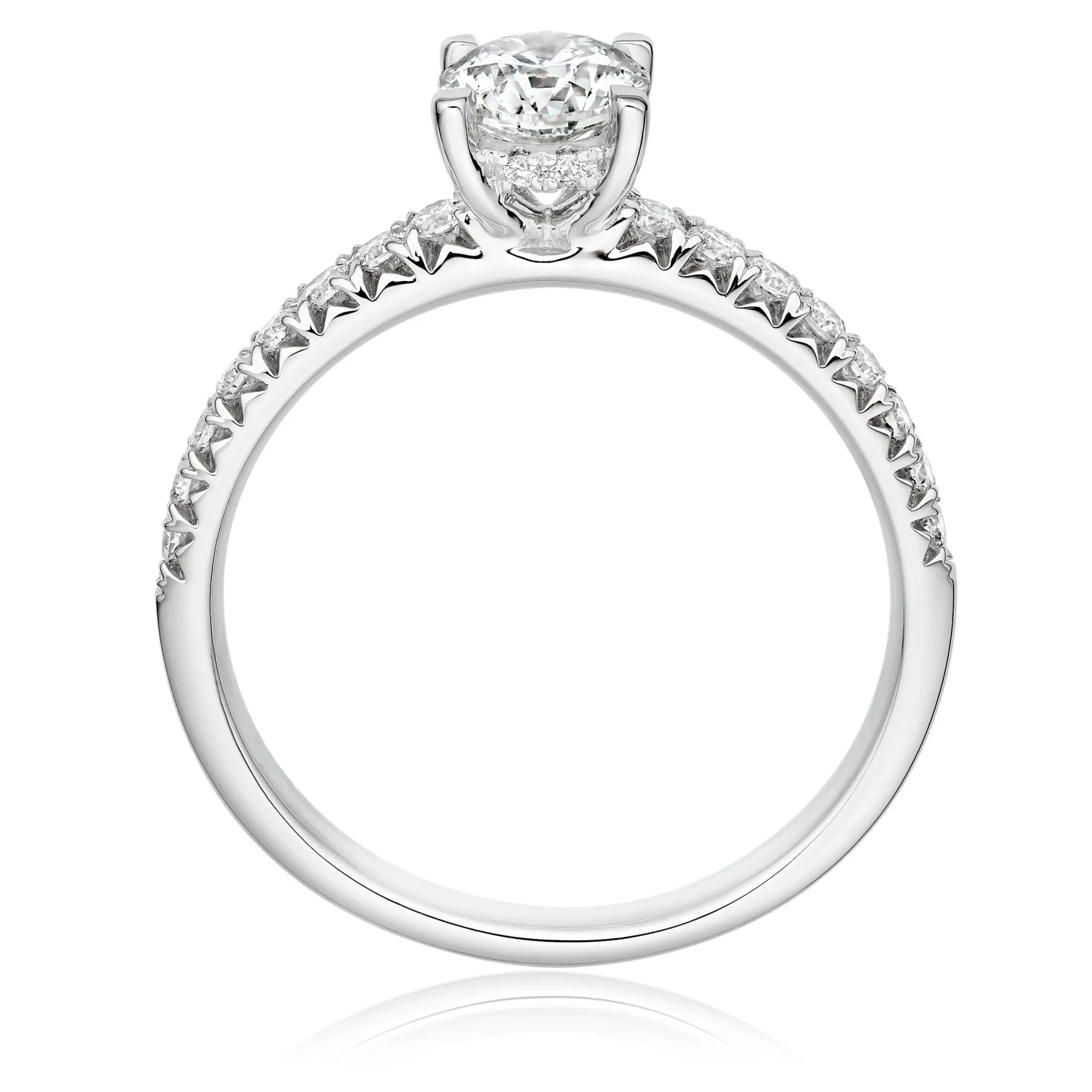 Beaverbrooks Platinum Diamond Solitaire Ring