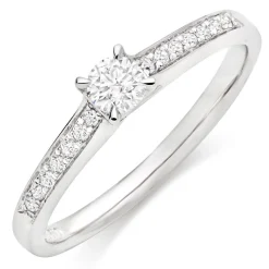 Beaverbrooks Platinum Diamond Solitaire Engagement Ring