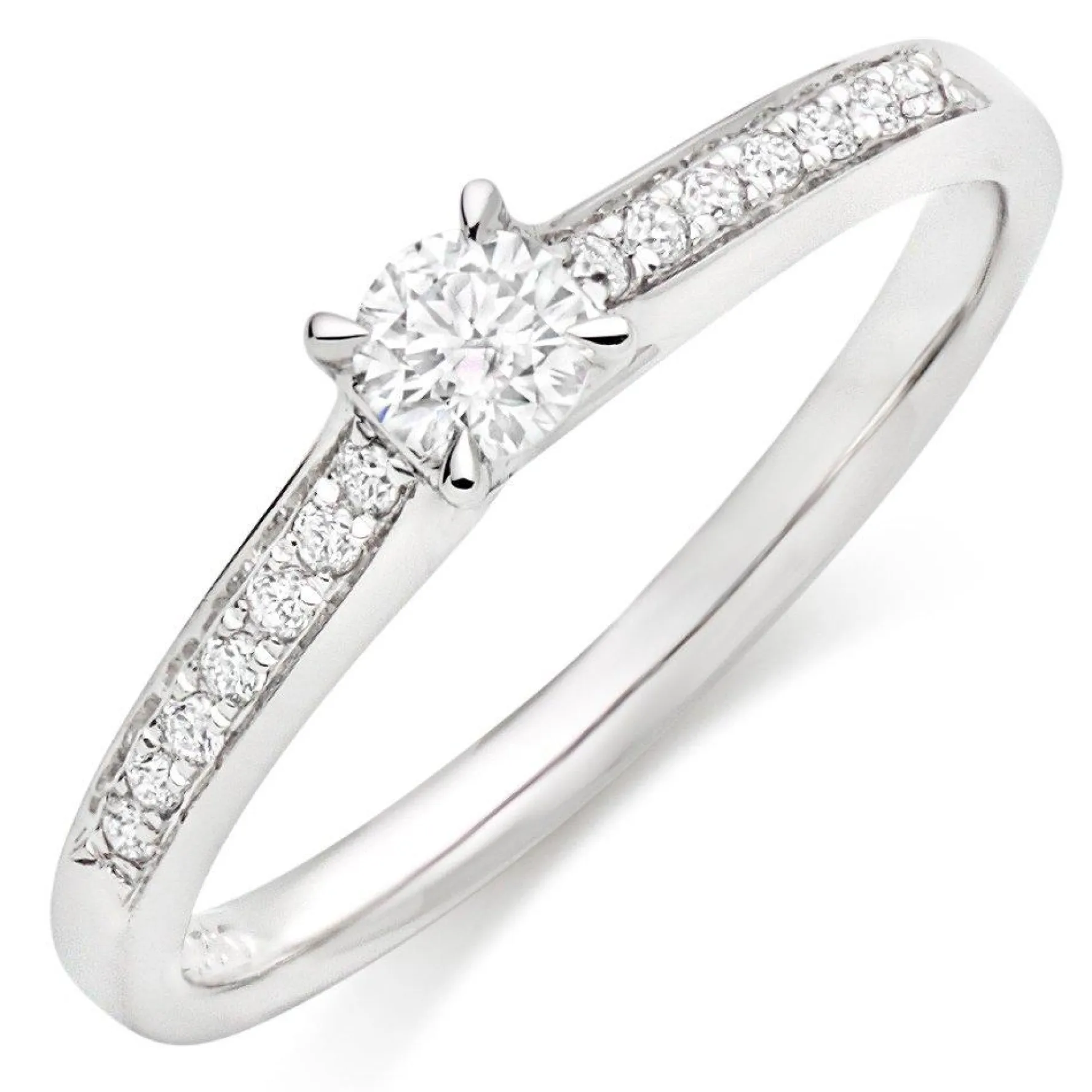 Beaverbrooks Platinum Diamond Solitaire Engagement Ring