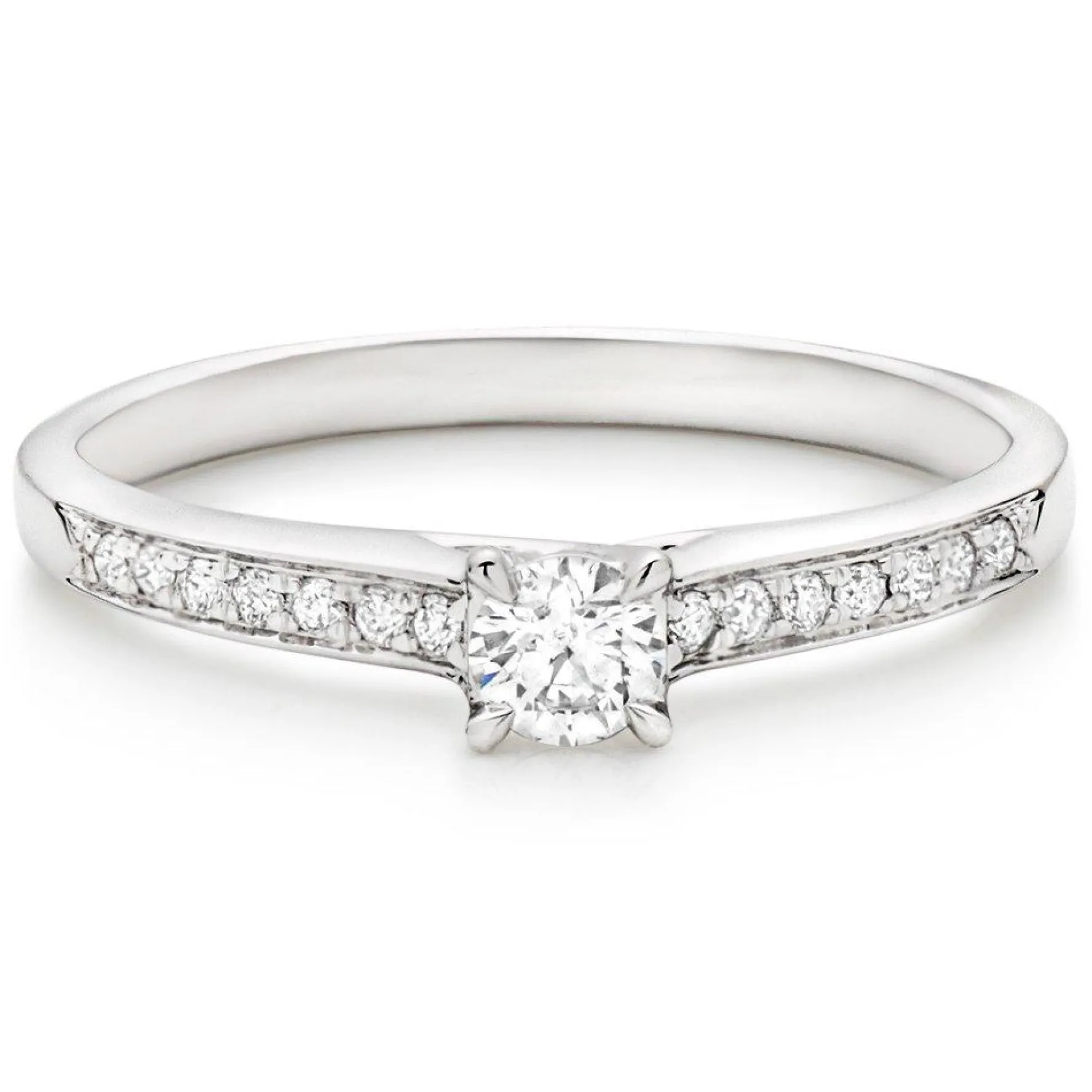 Beaverbrooks Platinum Diamond Solitaire Engagement Ring