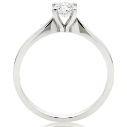 Beaverbrooks Platinum Diamond Solitaire Ring