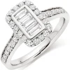 Beaverbrooks Platinum Diamond Halo Ring