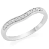 Beaverbrooks Platinum Diamond Shaped 1.8mm Wedding Ring