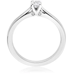 Beaverbrooks Platinum Diamond Solitaire Ring