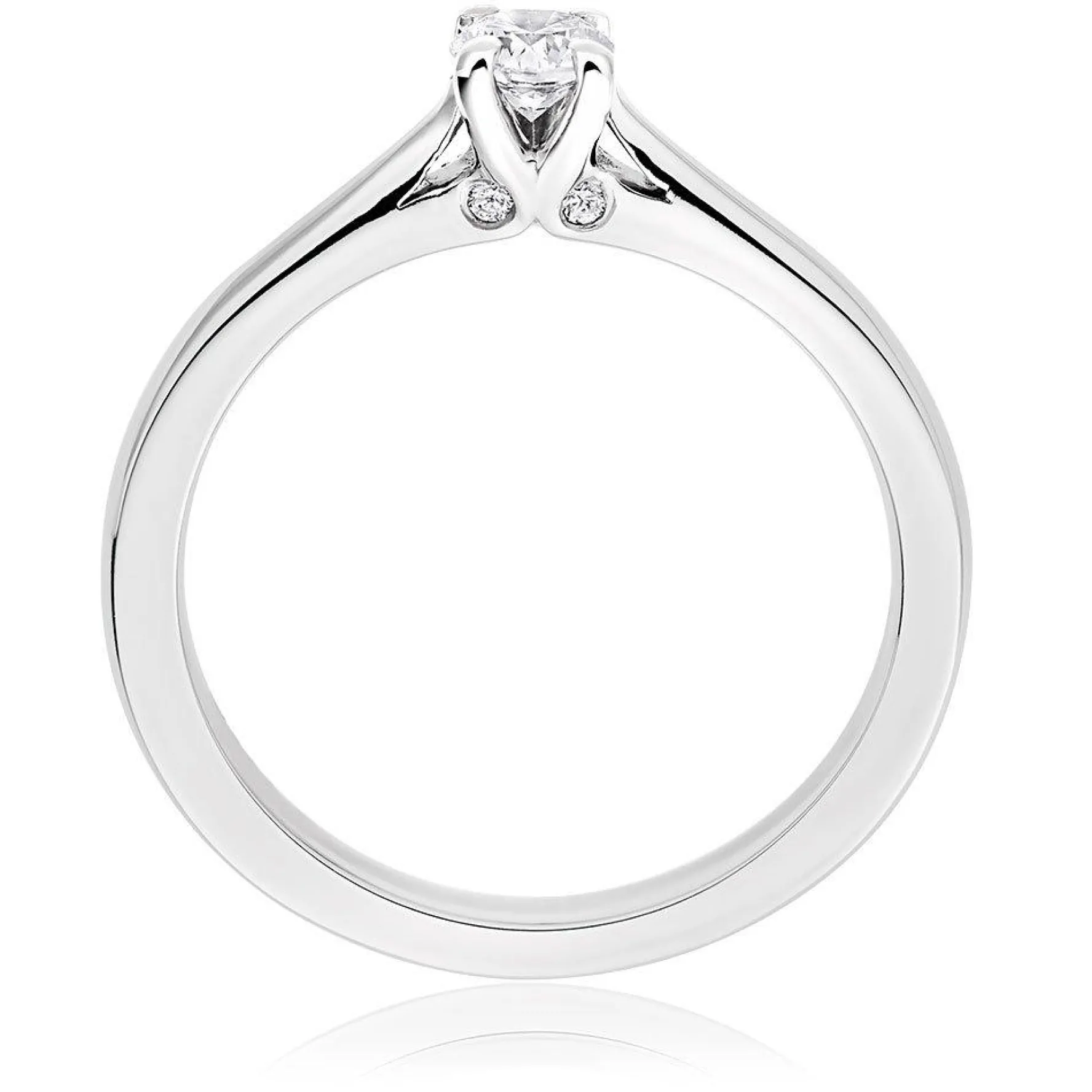 Beaverbrooks Platinum Diamond Solitaire Ring