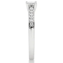 Beaverbrooks Platinum Diamond Princess Cut Solitaire Engagement Ring