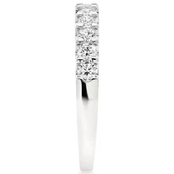 Beaverbrooks Platinum Diamond Half Eternity Ring