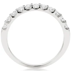 Beaverbrooks Platinum Diamond Half Eternity Ring