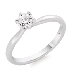Beaverbrooks Platinum Diamond Solitaire Engagement Ring