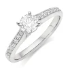 Beaverbrooks Platinum Diamond Solitaire Ring