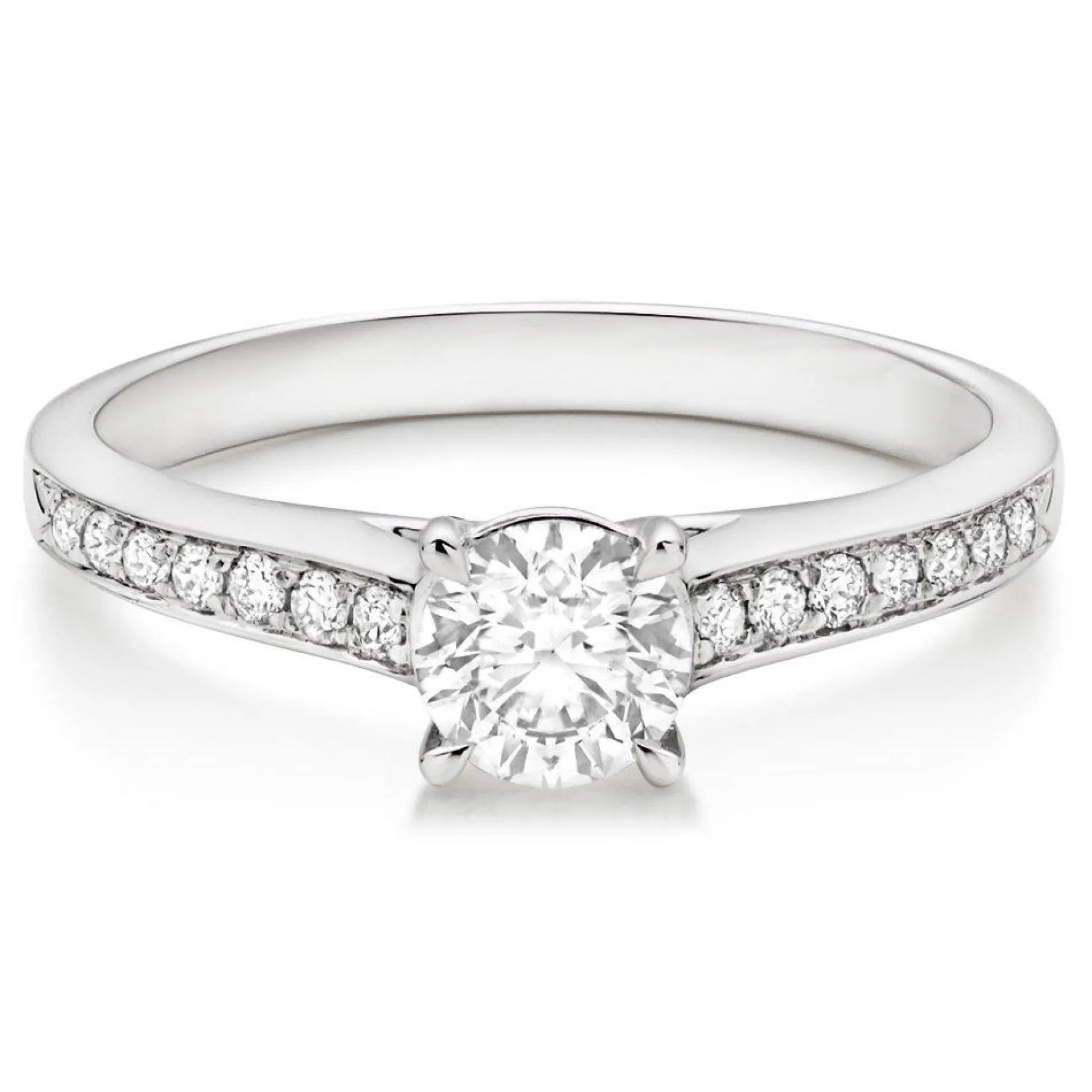 Beaverbrooks Platinum Diamond Solitaire Ring
