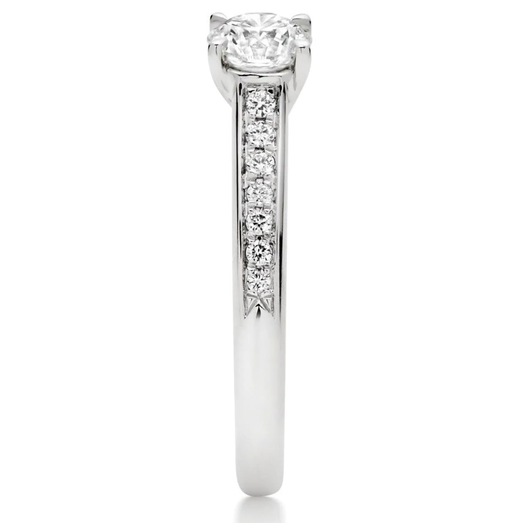Beaverbrooks Platinum Diamond Solitaire Ring