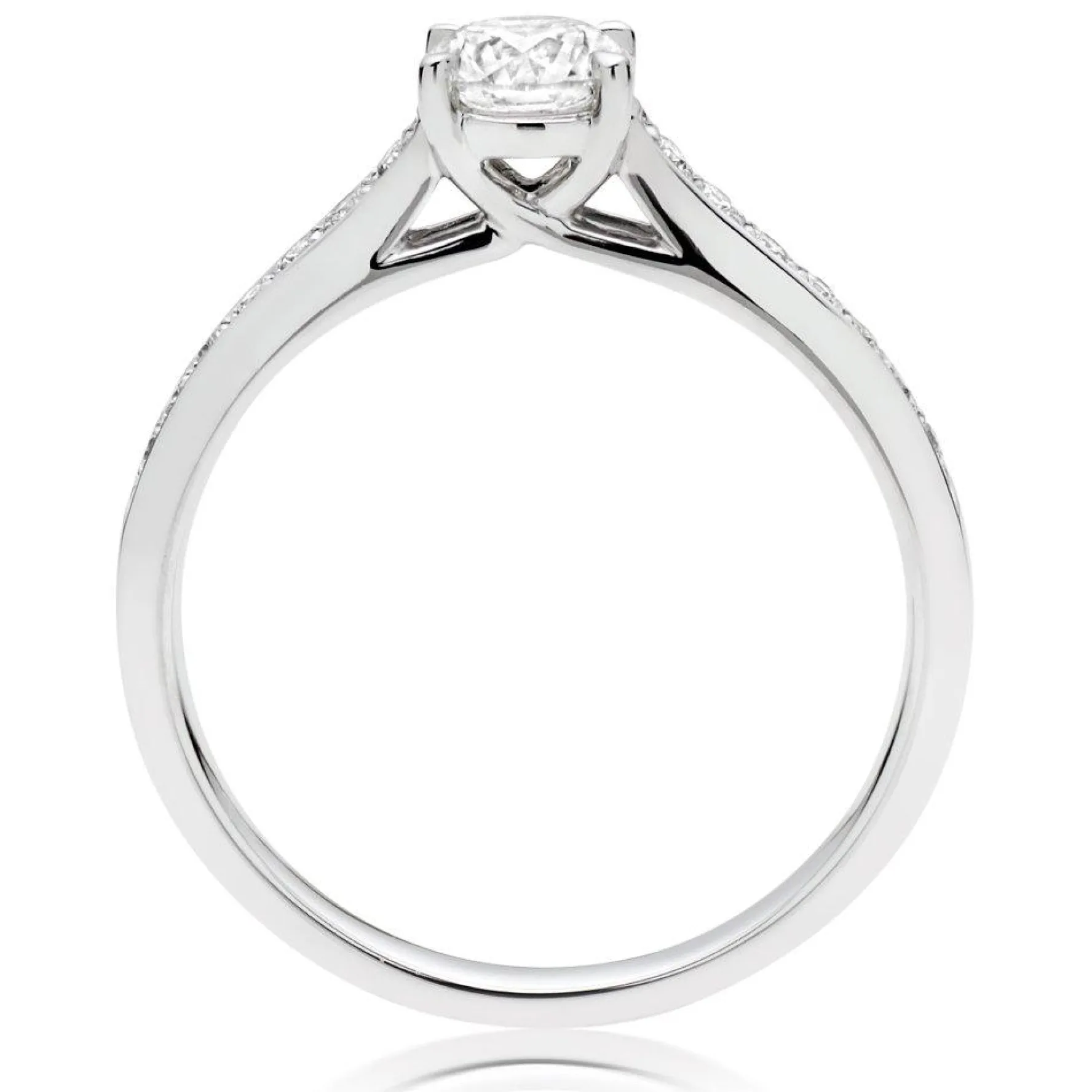 Beaverbrooks Platinum Diamond Solitaire Ring