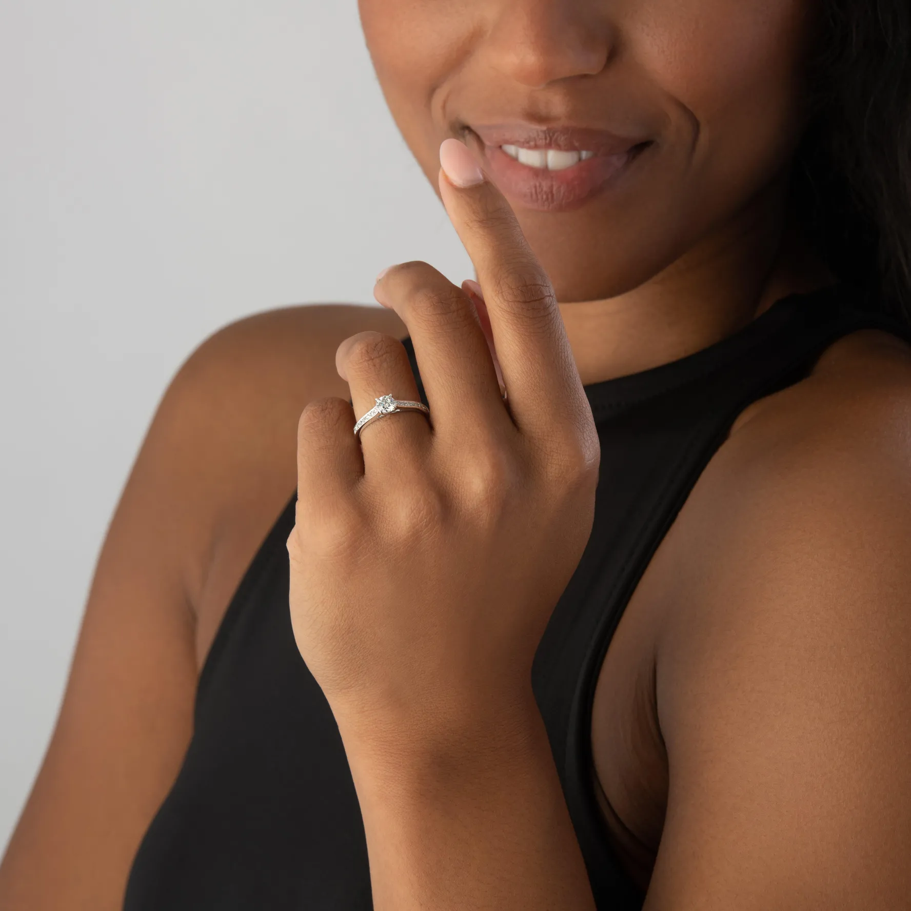 Beaverbrooks Platinum Diamond Solitaire Ring