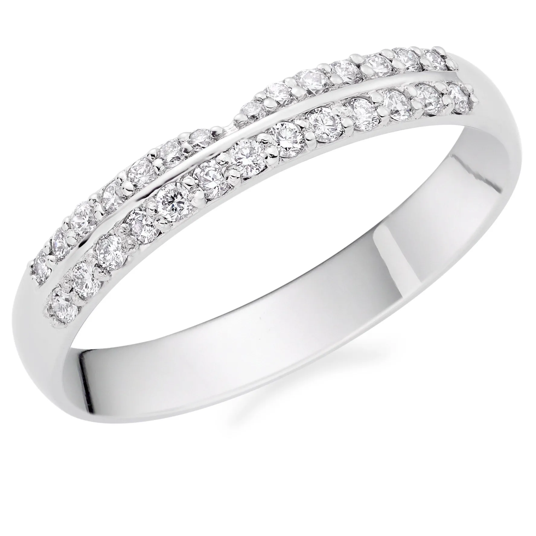 Beaverbrooks Platinum Diamond Wedding Ring