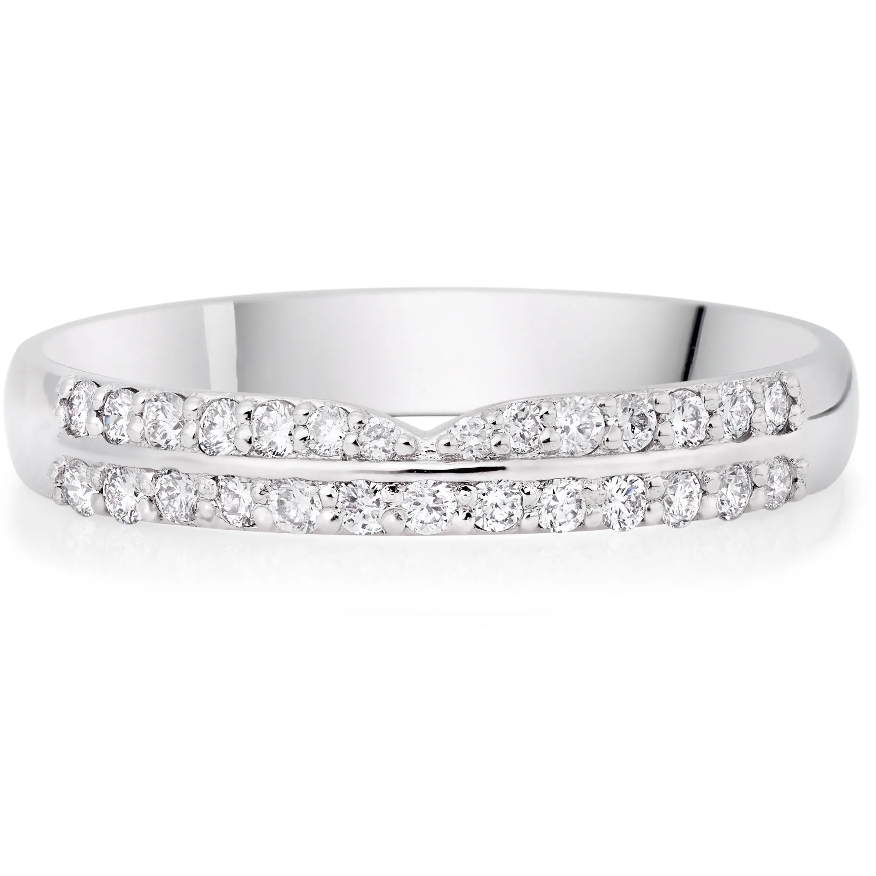 Beaverbrooks Platinum Diamond Wedding Ring