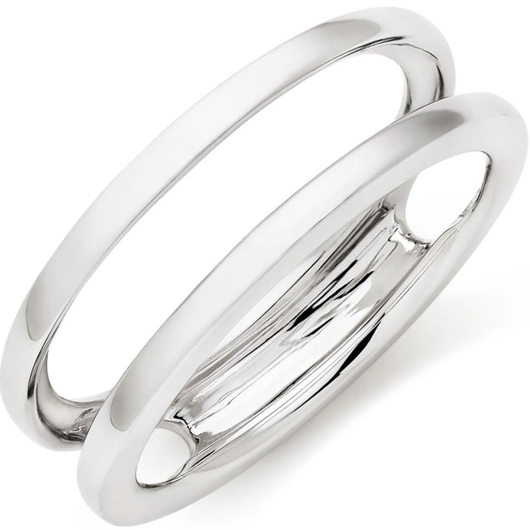 Beaverbrooks Platinum Diamond 5mm Silhouette Ring