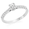 Beaverbrooks Platinum Diamond Solitaire Ring