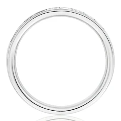 Beaverbrooks Platinum Diamond 2.4mm Ladies Wedding Ring