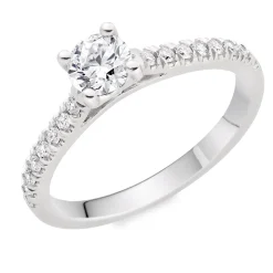 Beaverbrooks Platinum Diamond Solitaire Engagement Ring