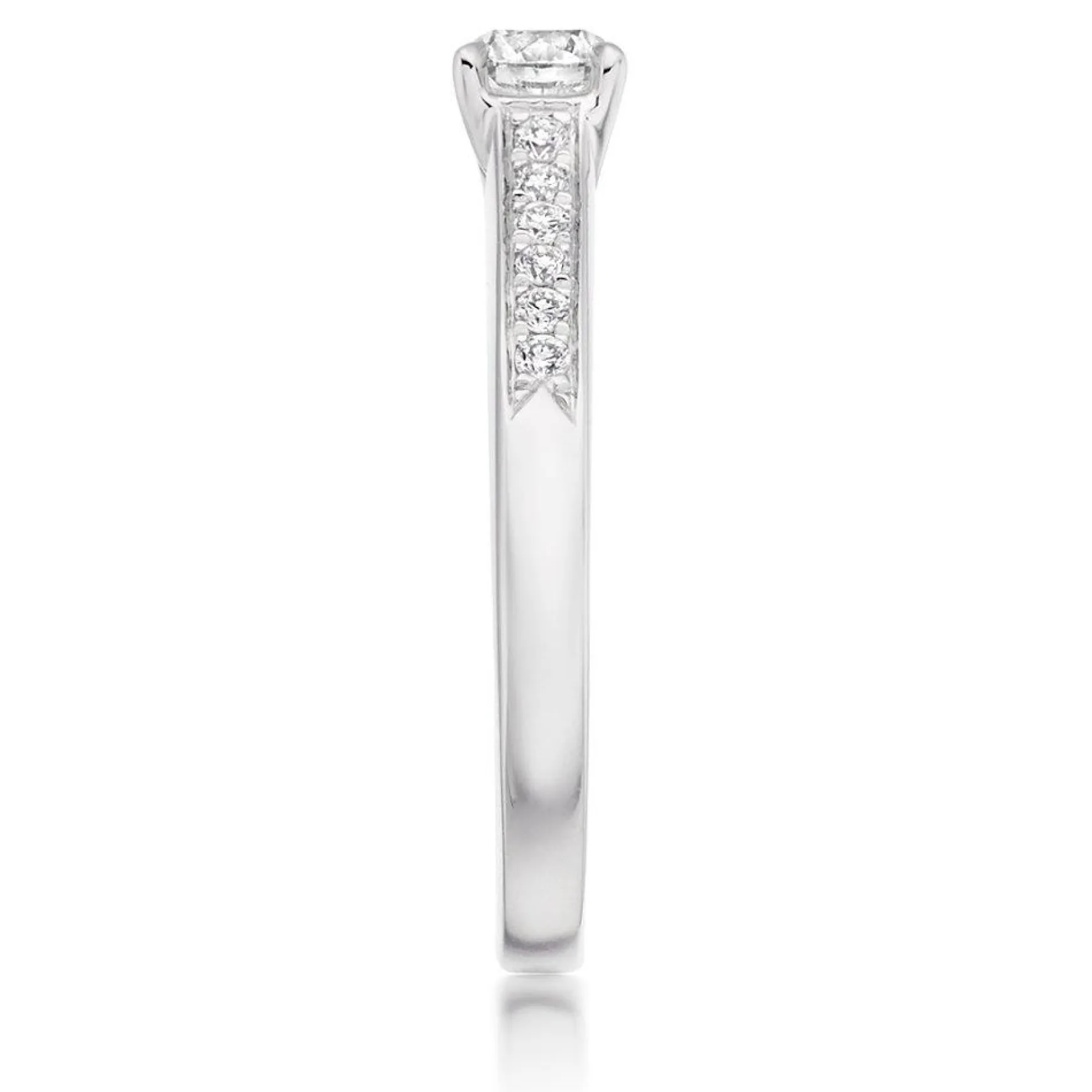 Beaverbrooks Platinum Diamond Solitaire Ring