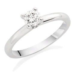 Beaverbrooks Platinum Diamond Solitaire Ring