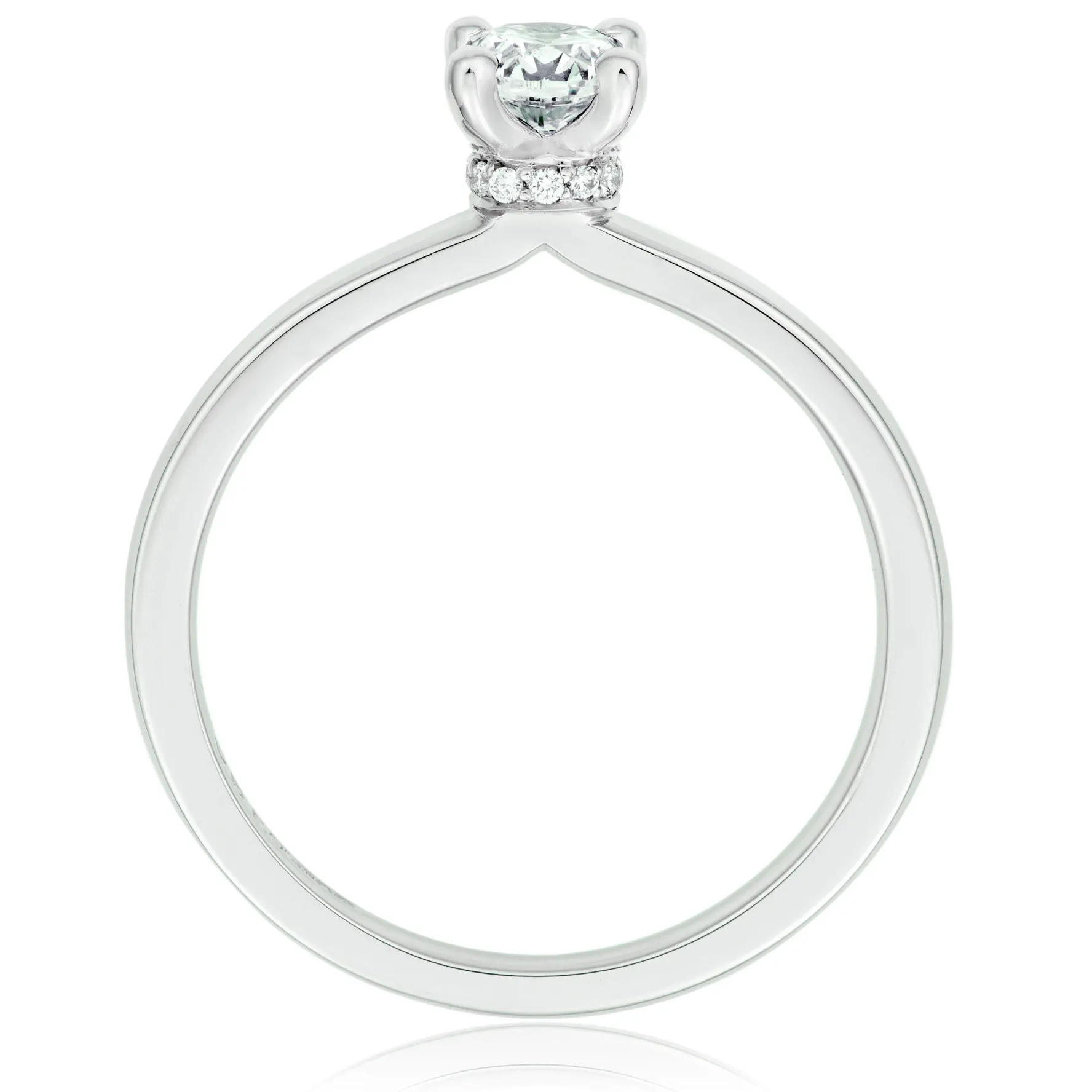 Beaverbrooks Platinum Diamond Solitaire Ring