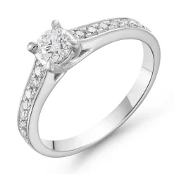 Beaverbrooks Platinum Diamond Solitaire Engagement Ring