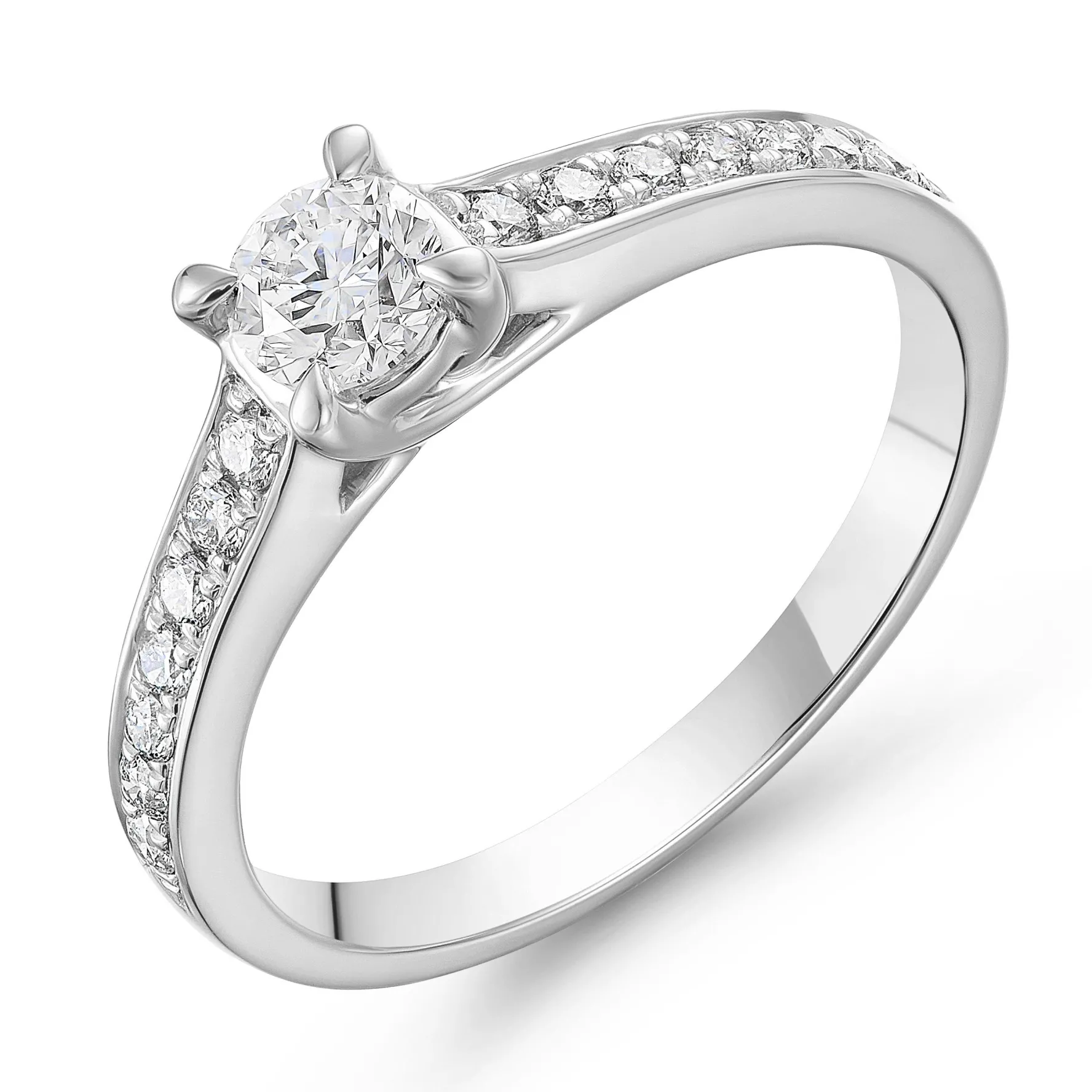 Beaverbrooks Platinum Diamond Solitaire Engagement Ring