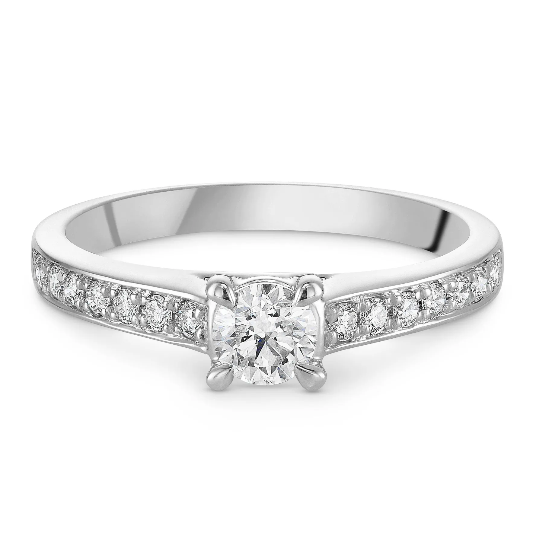 Beaverbrooks Platinum Diamond Solitaire Engagement Ring