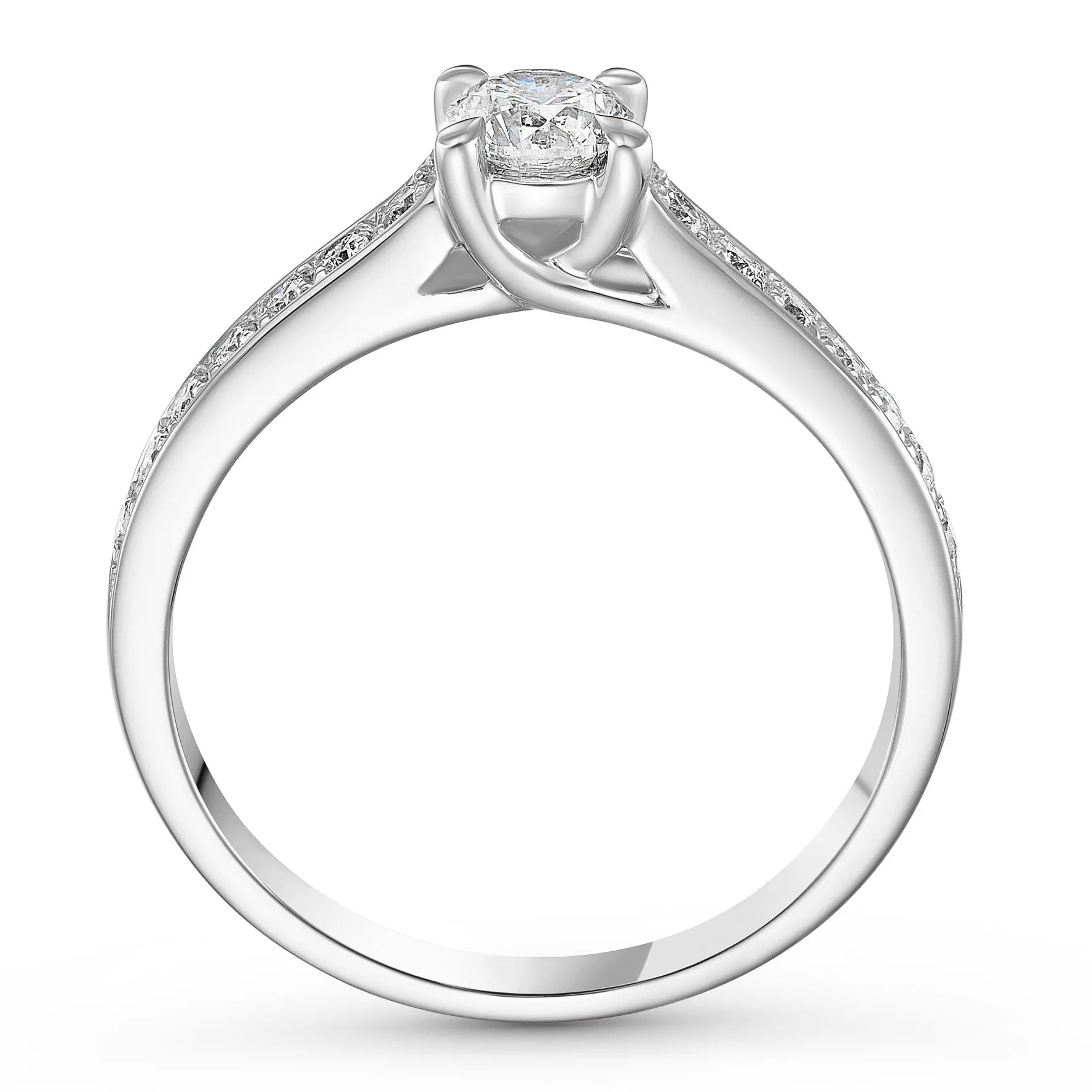 Beaverbrooks Platinum Diamond Solitaire Engagement Ring