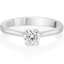 Beaverbrooks Platinum Diamond Solitaire Ring