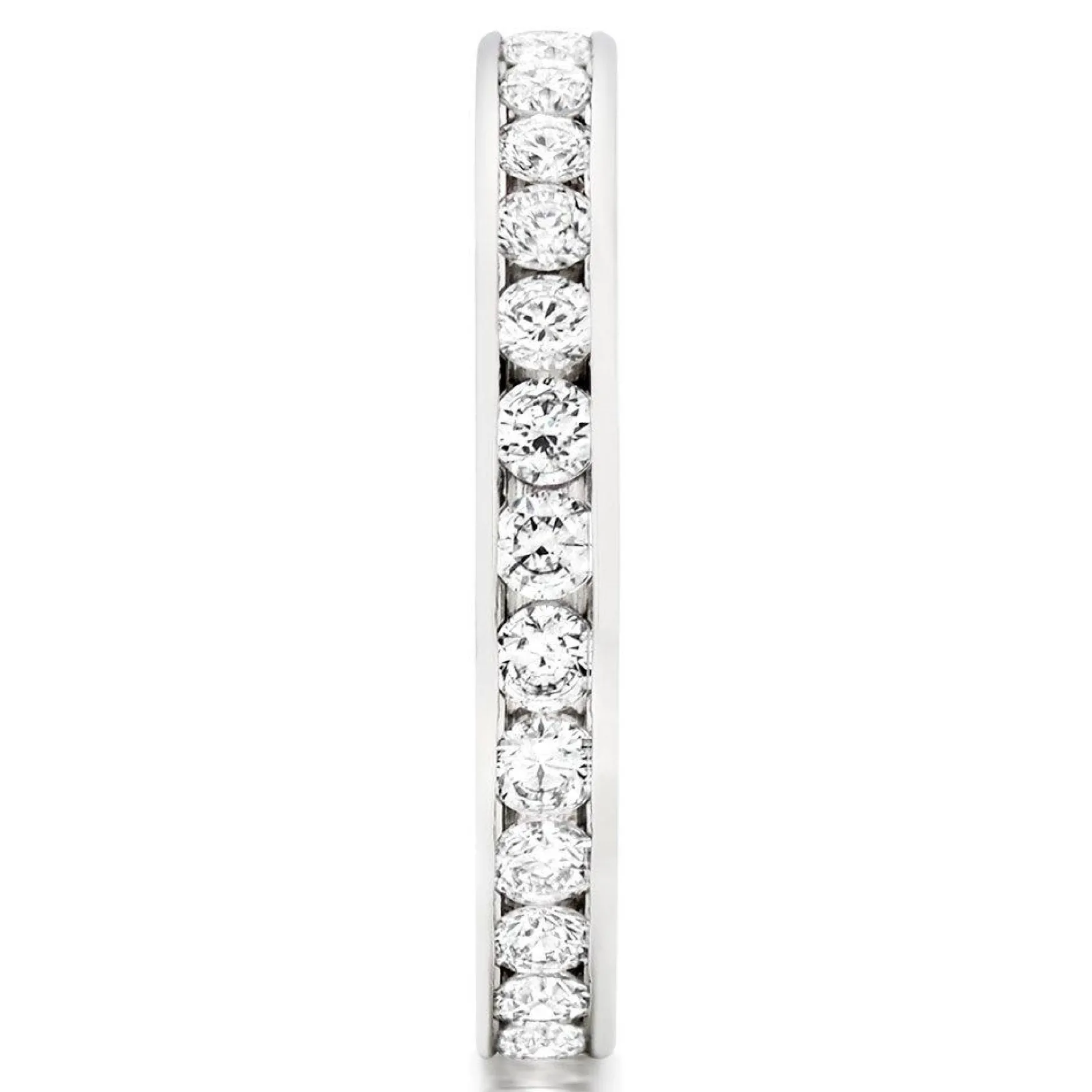 Beaverbrooks Platinum Diamond 3mm Full Eternity Ring