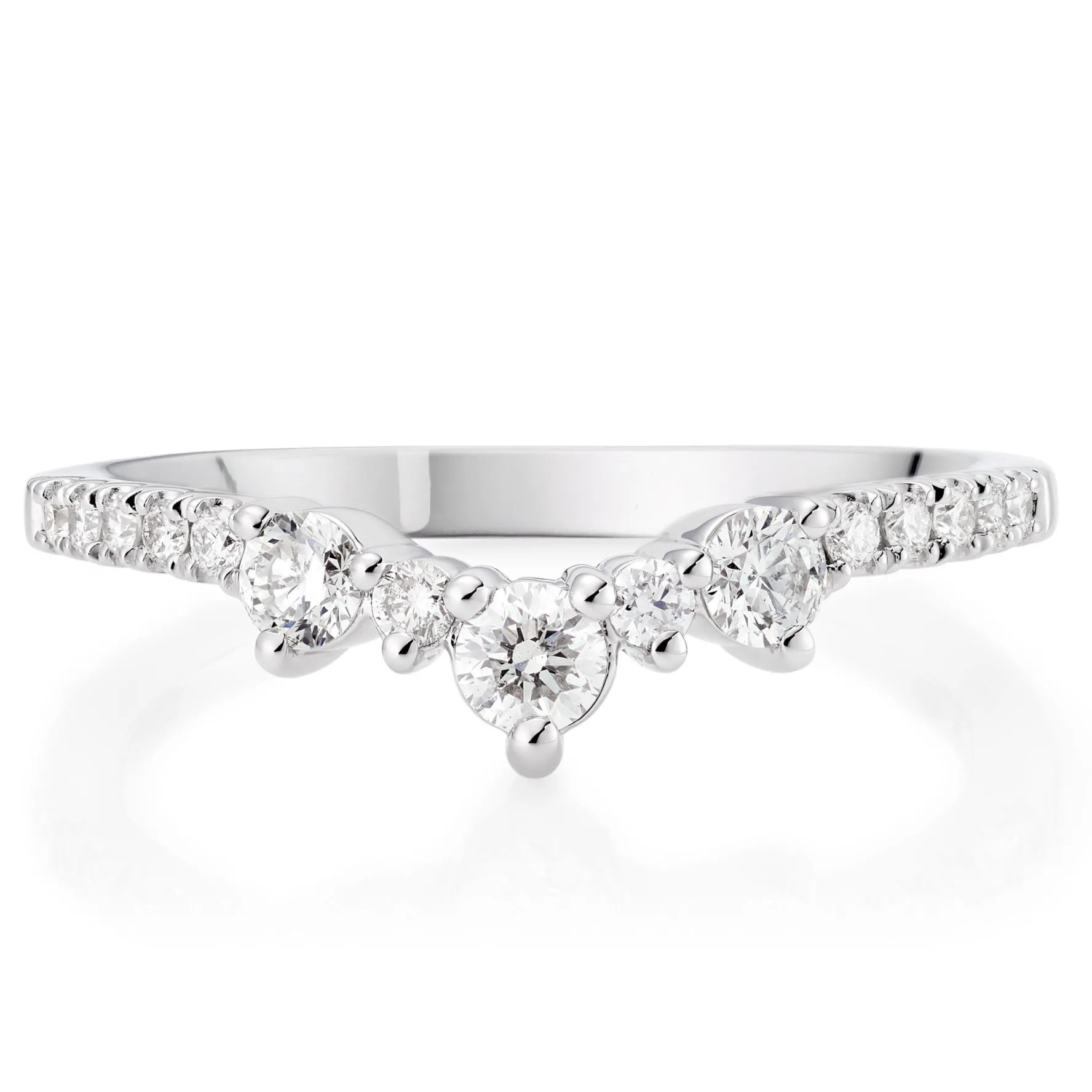 Beaverbrooks Platinum Diamond 2mm Wedding Ring