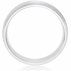 Beaverbrooks Platinum Fancy Men's Wedding Ring
