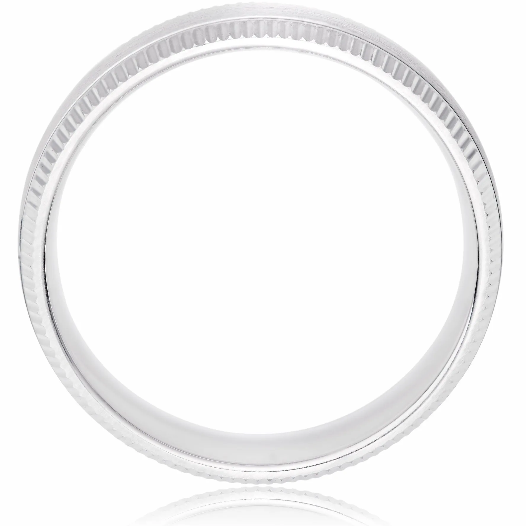 Beaverbrooks Platinum Fancy Men's Wedding Ring