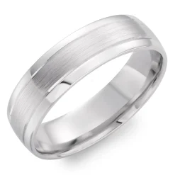 Beaverbrooks Platinum 6mm Men’s Wedding Ring