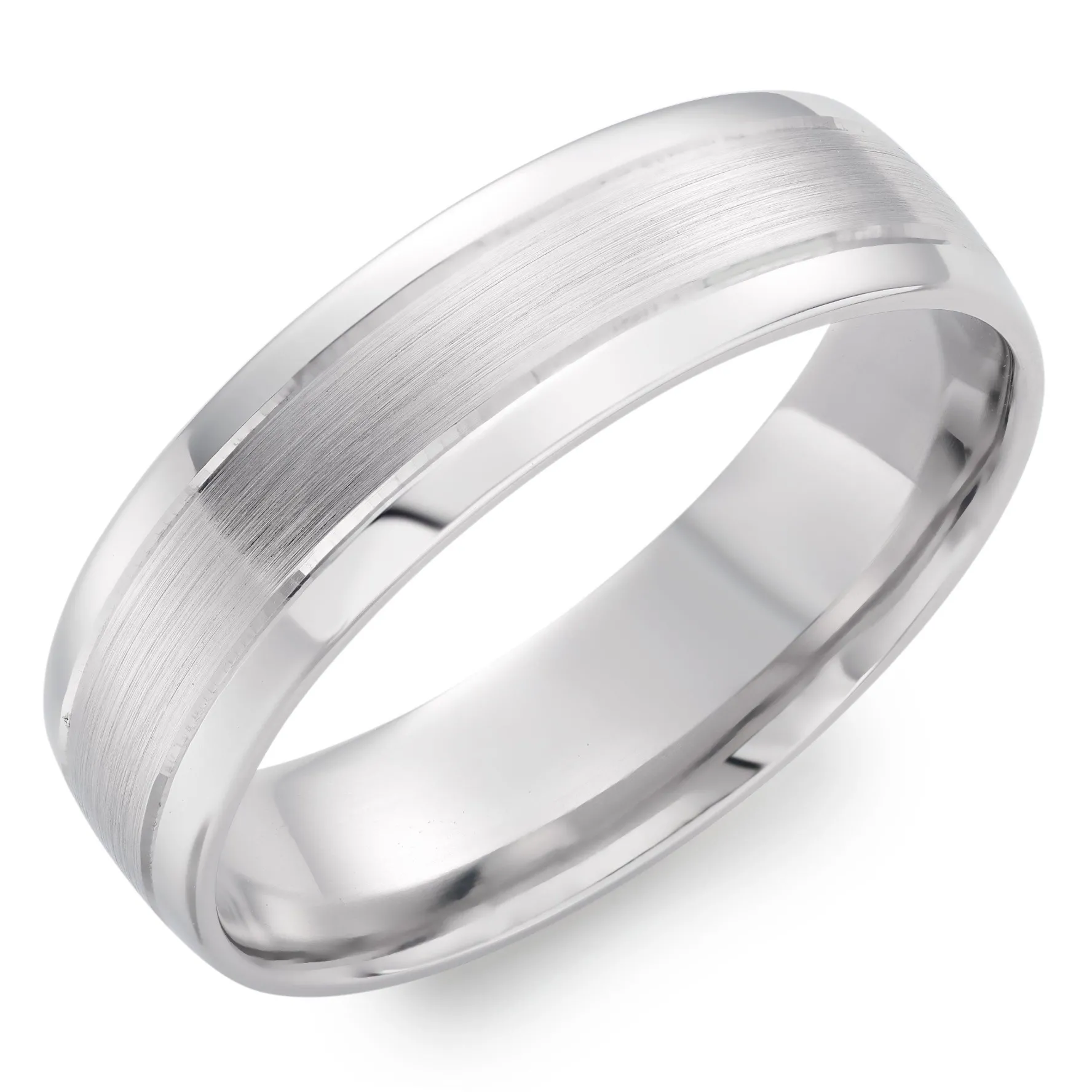 Beaverbrooks Platinum 6mm Men’s Wedding Ring