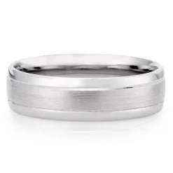 Beaverbrooks Platinum 6mm Men’s Wedding Ring