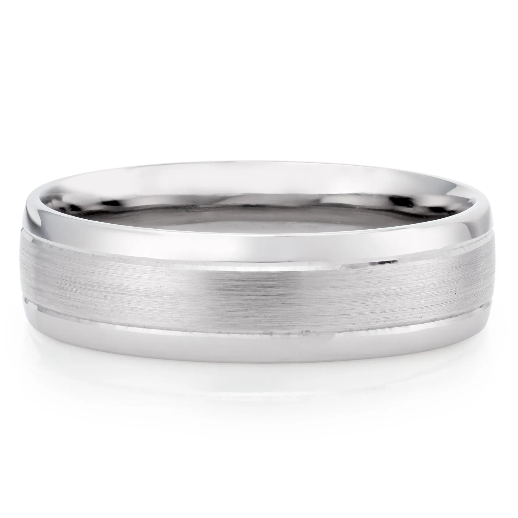 Beaverbrooks Platinum 6mm Men’s Wedding Ring
