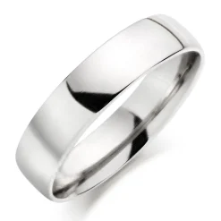 Beaverbrooks Platinum 5mm Men's Wedding Ring
