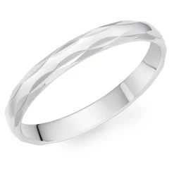 Beaverbrooks Platinum 3mm Wedding Ring