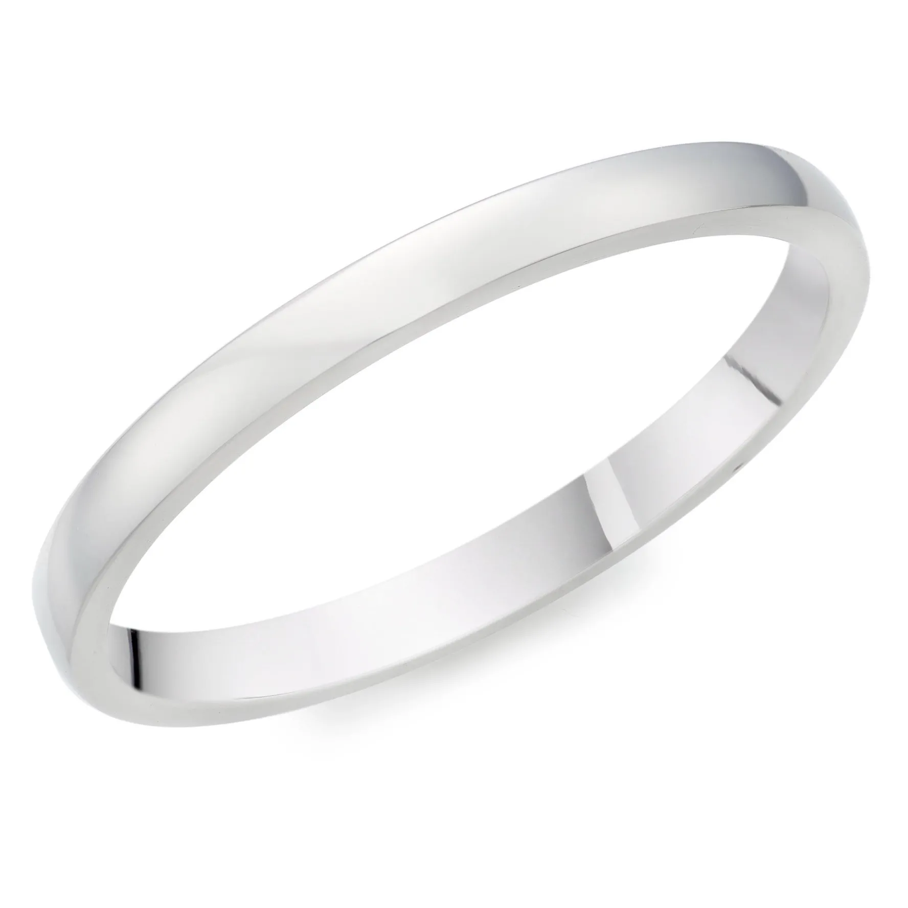 Beaverbrooks Platinum 2mm Wedding Ring