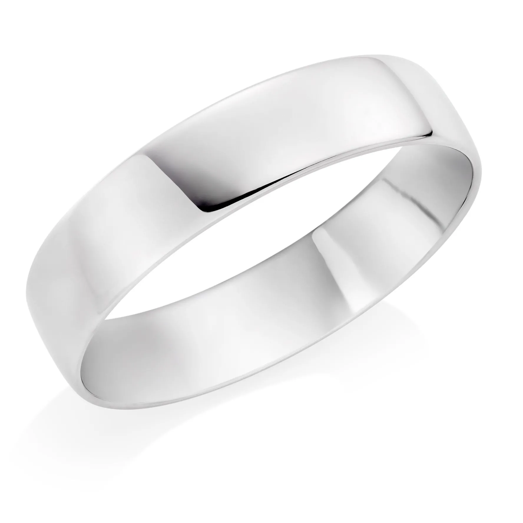 Beaverbrooks Platinum 5mm Men's Wedding Ring