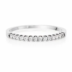 Beaverbrooks Platinum 1.5mm Diamond Wedding Ring