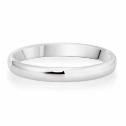 Beaverbrooks Platinum 2.5mm Court Wedding Ring